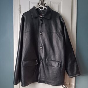 GV Moda Italy Faux Leather Jacket NWOT